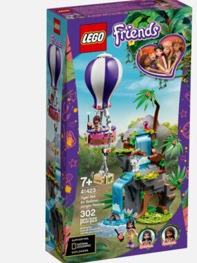 LEGO FRIENDS: Tiger Hot Air Balloon Jungle Rescue (41423) Incomplete Emma Andrea